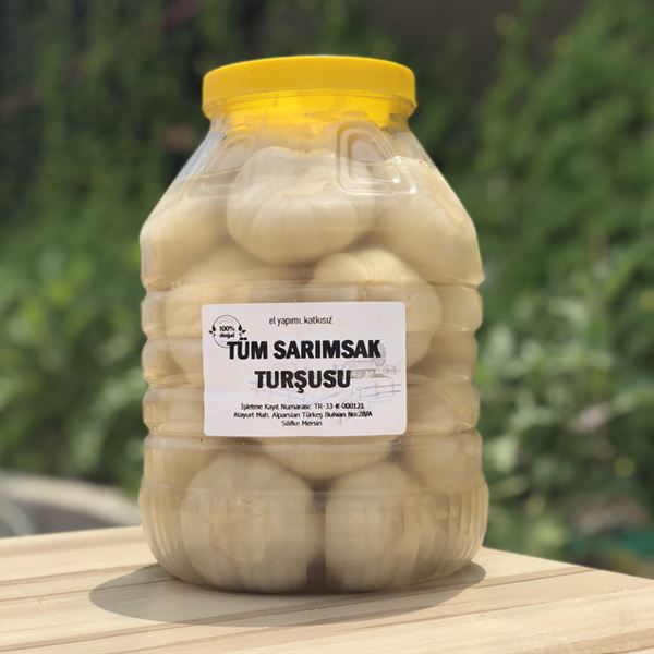 Tüm Sarımsak Turşusu 5 Kg