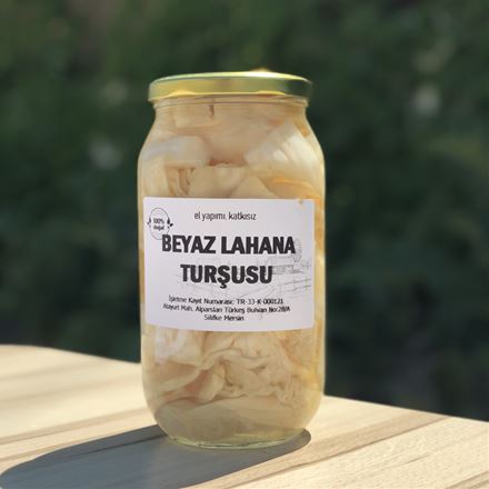 Beyaz Lahana Turşusu  1,2 Kg