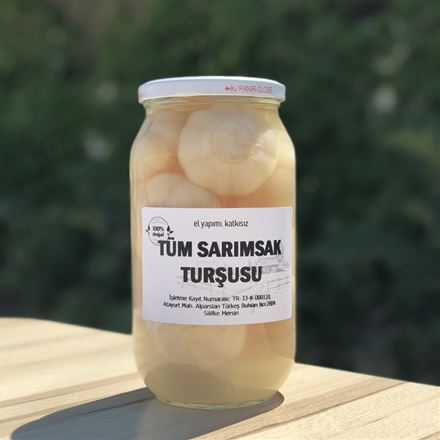 Tüm Sarımsak Turşusu 1,2 Kg